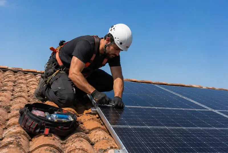 Maintenance et monitoring de panneaux solaires à Bonnetan