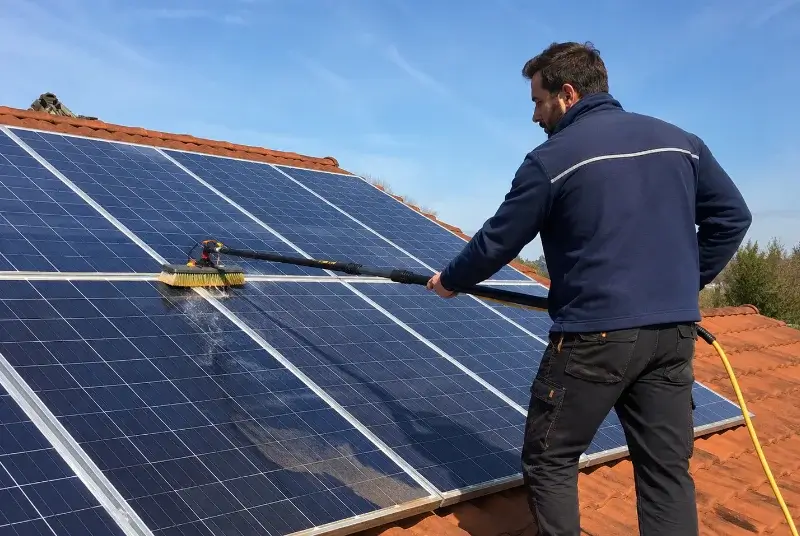 Nettoyage et entretien de panneaux solaires à Bonnetan